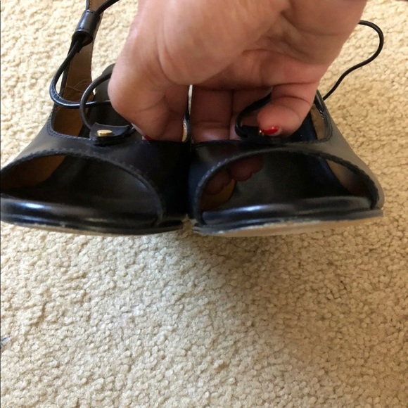 Chloe lace up wedges size 5 - Picture 7 of 8